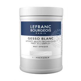 Gesso blanc LEFRANC & BOURGEOIS, mat opaque